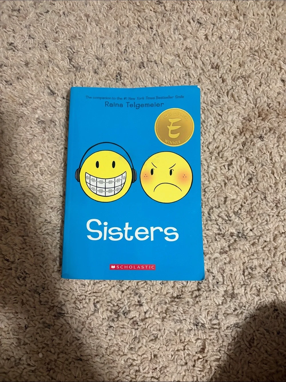Scholastic Guts - Purple Cover with Yellow Emoticon